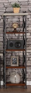24 Inch Contemporary Bookcase - Steampunk