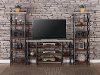 3 Piece Contemporary Entertainment Center - Steampunk