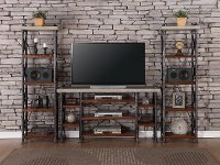 3 Piece Contemporary Entertainment Center - Steampunk