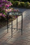 Chic Round Black Accent Table-1