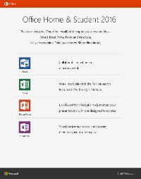 2016 OFFICE HOME AND STUDENT Microsoft Office Home & Student 2016-2