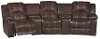 Molasses Brown 5 Piece Leather-Match Home Theater Seating - Stern