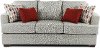 Casual Contemporary Marble Gray Sofa - Naomi