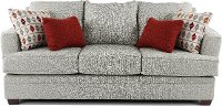 Casual Contemporary Marble Gray Sofa - Naomi