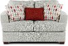 Casual Contemporary Marble Gray Loveseat - Naomi