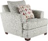 Casual Contemporary Marble Gray Chair - Naomi