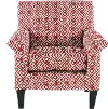 Naomi Red Accent Chair