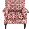 Naomi Red Accent Chair