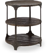 Chocolate Brown End Table - Rydale
