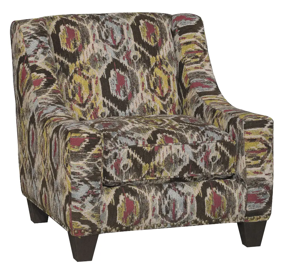 Raisin Brown Upholstered Accent Chair - Runaround-1