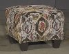 Raisin Brown Upholstered Accent Ottoman - Runaround