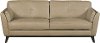CC43DC/151TAUPE/SO Modern Classic Taupe Leather Sofa - Nolan