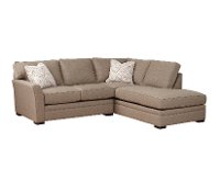 Sunbrella Contemporary Linen Stone 2 Piece Sectional - Scorpio-2