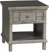 Clearance Modern Metallic Brown End Table - Smooth Reflections