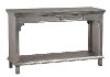 Metallic Brown Sofa Table - Smooth Reflections