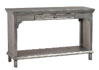 Metallic Brown Sofa Table - Smooth Reflections