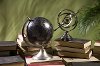 Moonlight Globe with Nickel Finish Stand - Globes Collection-2