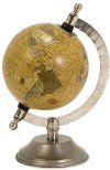 Colony Globe with Nickel Finished base - Globes Collection