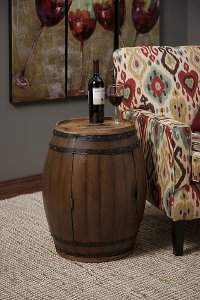 Barrel Side Table - Napa -2