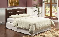 Casual Rustic Brown Cherry Queen Headboard - Buffalo