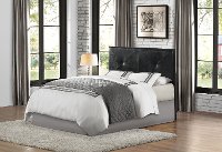 Black Upholstered Contemporary Full/Queen Headboard - Potrero