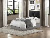 Clearance Black Upholstered Contemporary Twin Headboard - Potrero