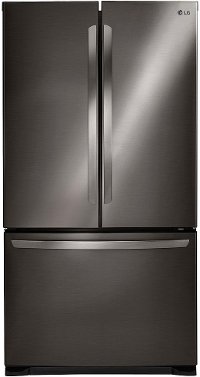 LFCS25426D LG 36 Inch French Door Refrigerator - Black Stainless Steel