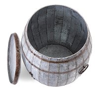 Wine Barrel Storage Table - Vineyard