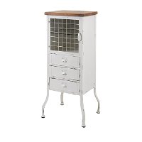 3-Drawer Metal Cabinet - Zane