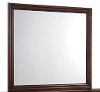 Espresso Brown Contemporary Mirror - Agathis