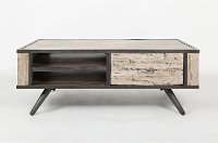 Rustic Gray Coffee Table - American Retrospective