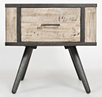 Rustic Gray End Table - American Retrospective-2