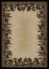 5 x 7 Medium Beige and Green Mount Le Conte Area Rug - American Destinations