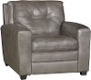 Contemporary Bronze Leather Chair - Roland