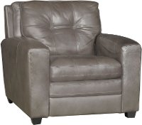 Contemporary Bronze Leather Chair - Roland