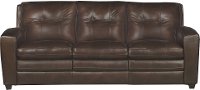Contemporary Brown Leather Sofa Bed - Roland