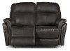 Walnut Brown Leather-Match Power Reclining Sofa & Loveseat - Graham-2