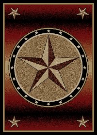 5 x 7 Medium Rust Red Amarillo Area Rug - American Destinations