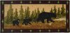 2 x 4 X-Small Following Mama Brown Area Rug - Cozy Cabin
