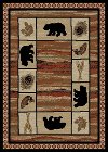 5 x 7 Medium Vogel Brown Area Rug - Hearthside