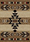 5 x 7 Medium Rio Grande Antique Brown Area Rug - Hearthside