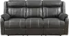 Clearance Domino Gray Dual Reclining Sofa