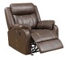 Valor Chocolate Brown Gliding Recliner - Domino-3