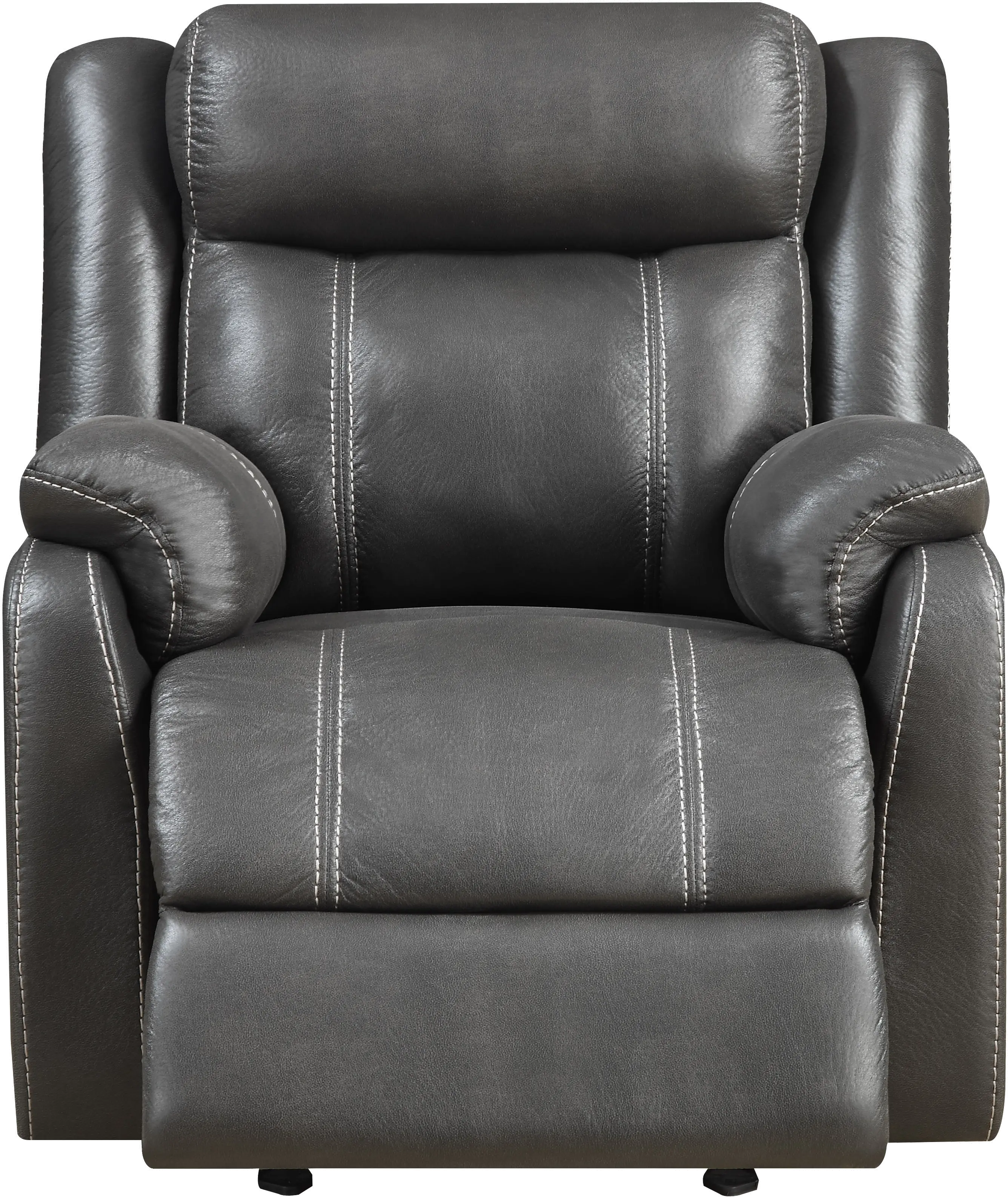 Domino Carbon Gray Gliding Recliner-4