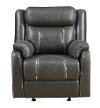 Valor Carbon Black Gliding Recliner - Domino-3