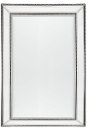 Small Silver Beaded Mirror