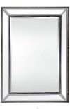 Medium Silver Beaded Mirror