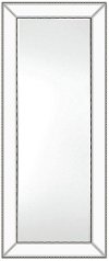 Large Silver Beaded Mirror