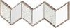 Clearance Champagne Wood Framed Chevron Mirror