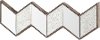 Clearance Dark Natural Wood Framed Chevron Mirror